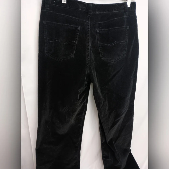 Talbots Black Velvet Classic Pants (#1,420) - Picture 7 of 8